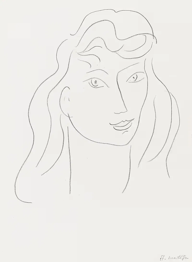 Tête de jeune fille — Henri Matisse