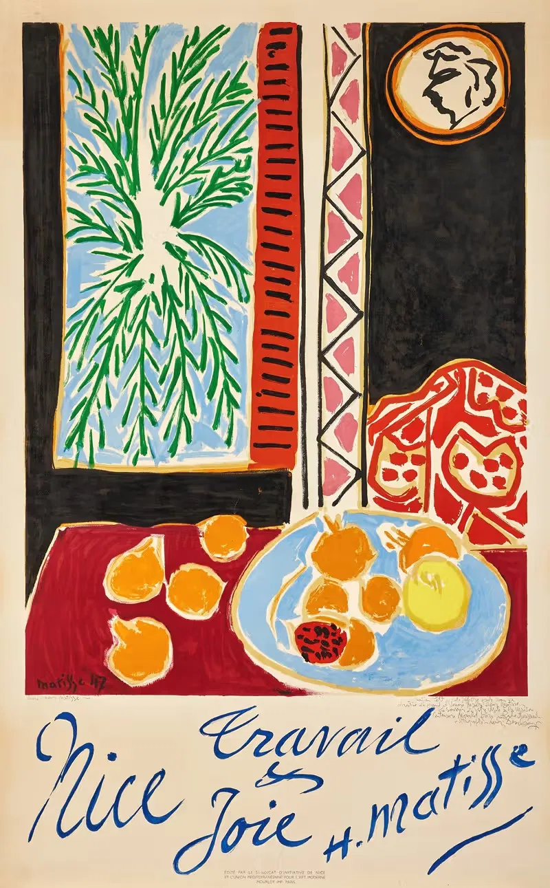 Ницца Труд и Радость by Анри Матисс, 1947 — digital art print download