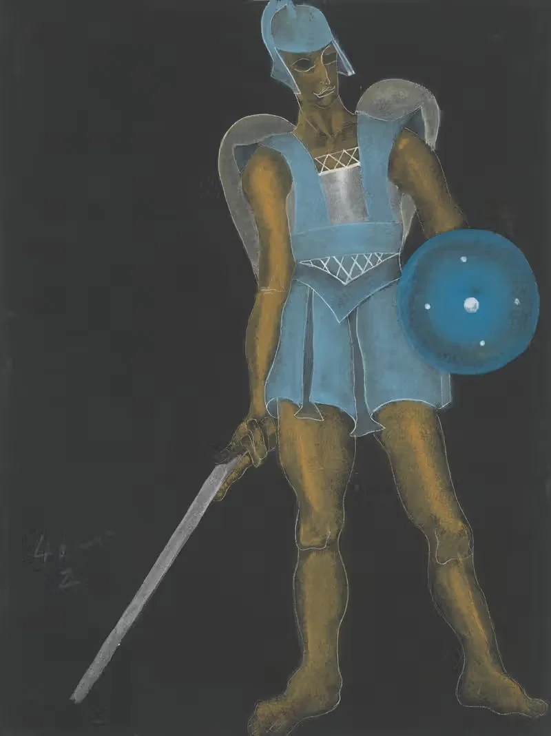 Personage by Lon Landau, 1937 — digital art print download