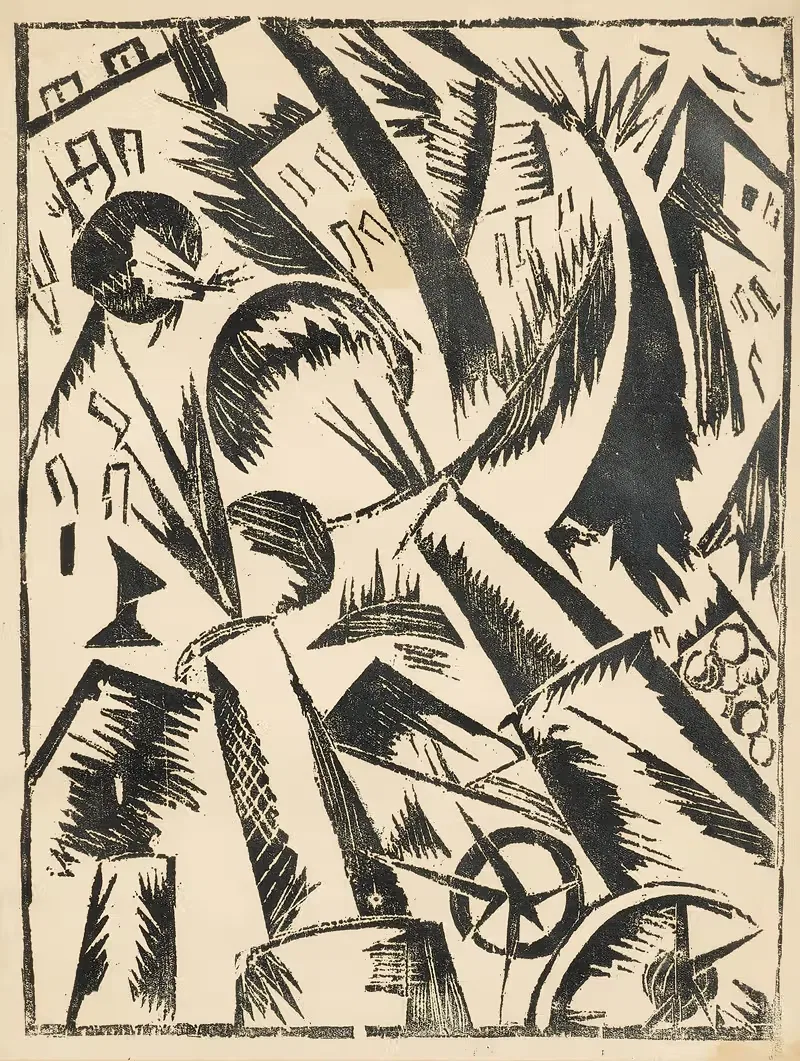 Voina (War) II – Poedinok (Duel) — Olga Rozanova