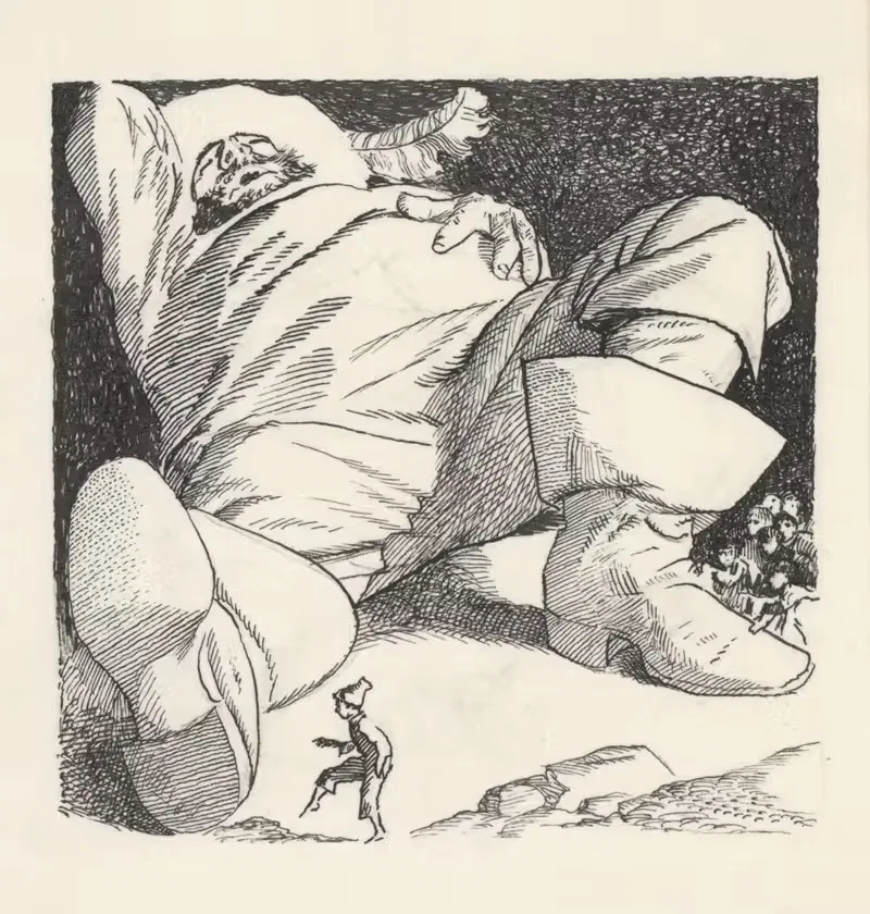 Спящий Гулливер by Аноним, 1895-1905 — digital art print download