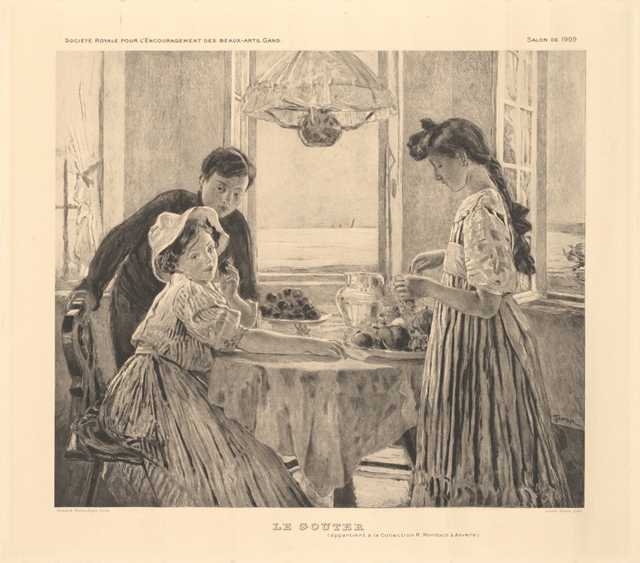 Полдник by Арман Хайнс, 1909 — digital art print download