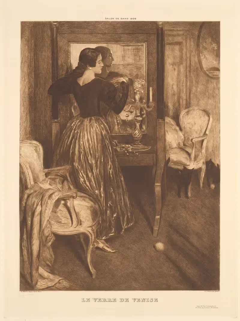 Стекло из Венеции by Арман Хайнс, 1906 — digital art print download