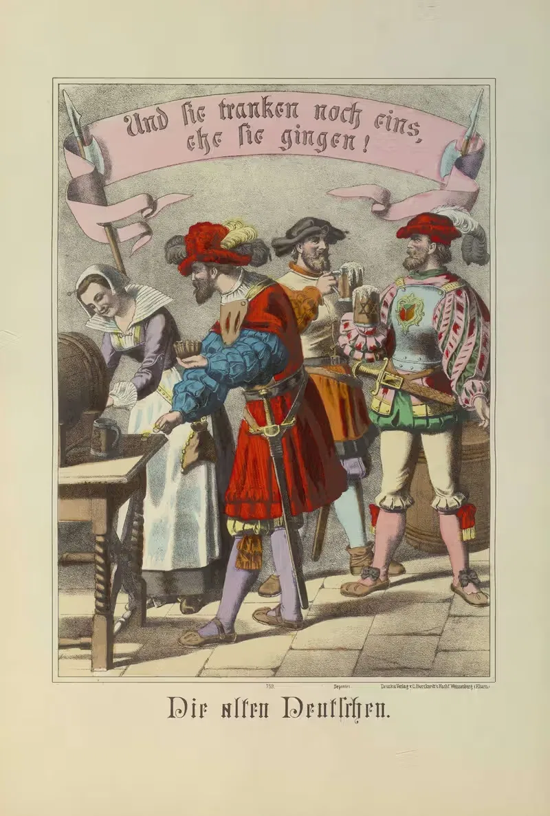 Старые немцы by Карл Буркардт — digital art print download