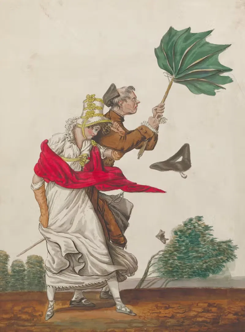 Le coup de vent (The Gust of Wind) — Carle Vernet