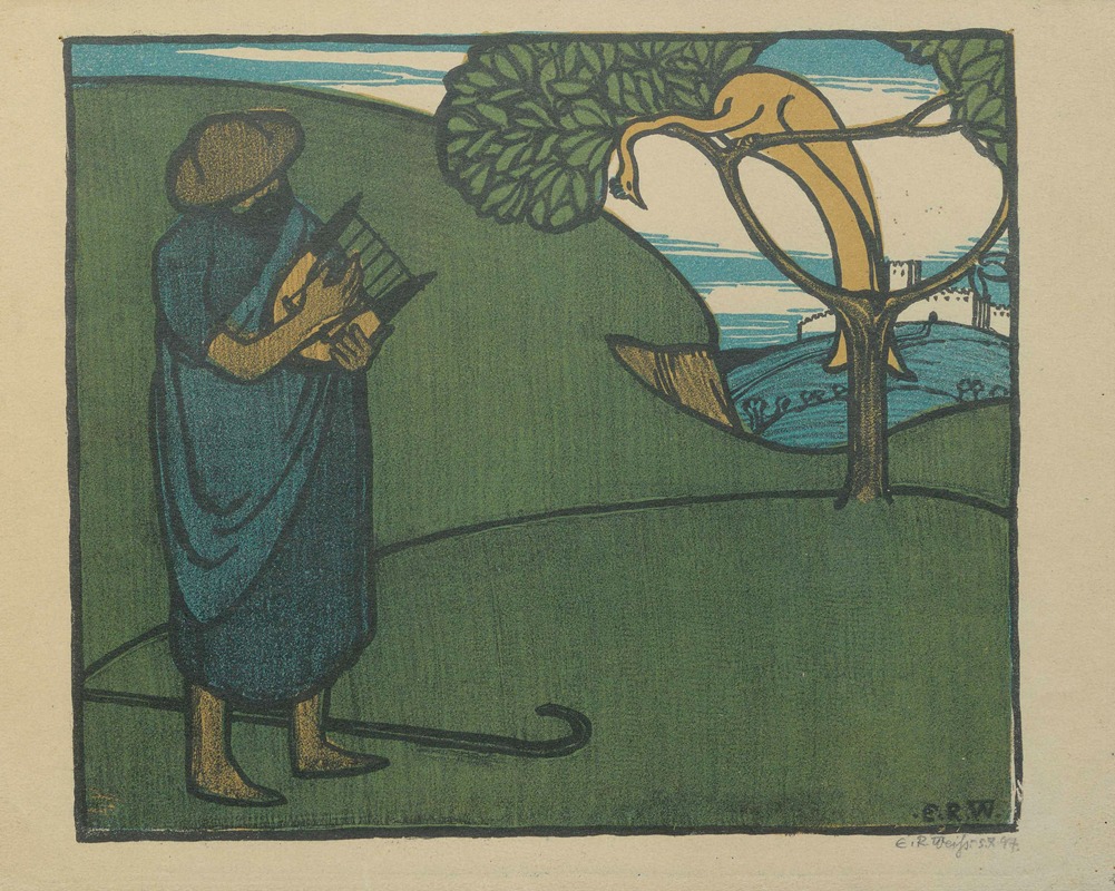 Пастух by Эмиль Рудольф Вайс, 1897 — digital art print download