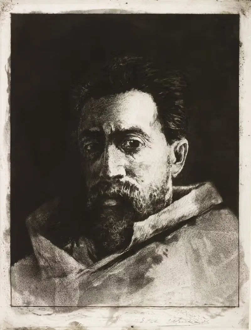 Автопортрет by Анри-Шарль Герар, c. 1888 — digital art print download