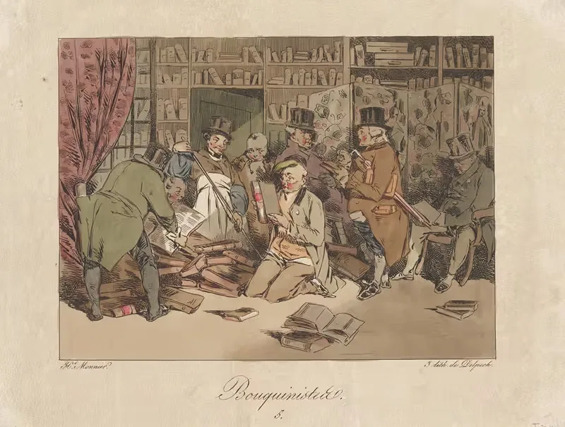 Буквинист by Генри Бонавентюр Моньё, c. 1830 — digital art print download