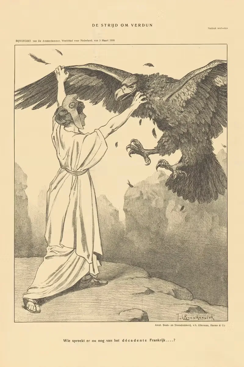 Битва за Верден by Йохан Бракенсик, 1916 — digital art print download