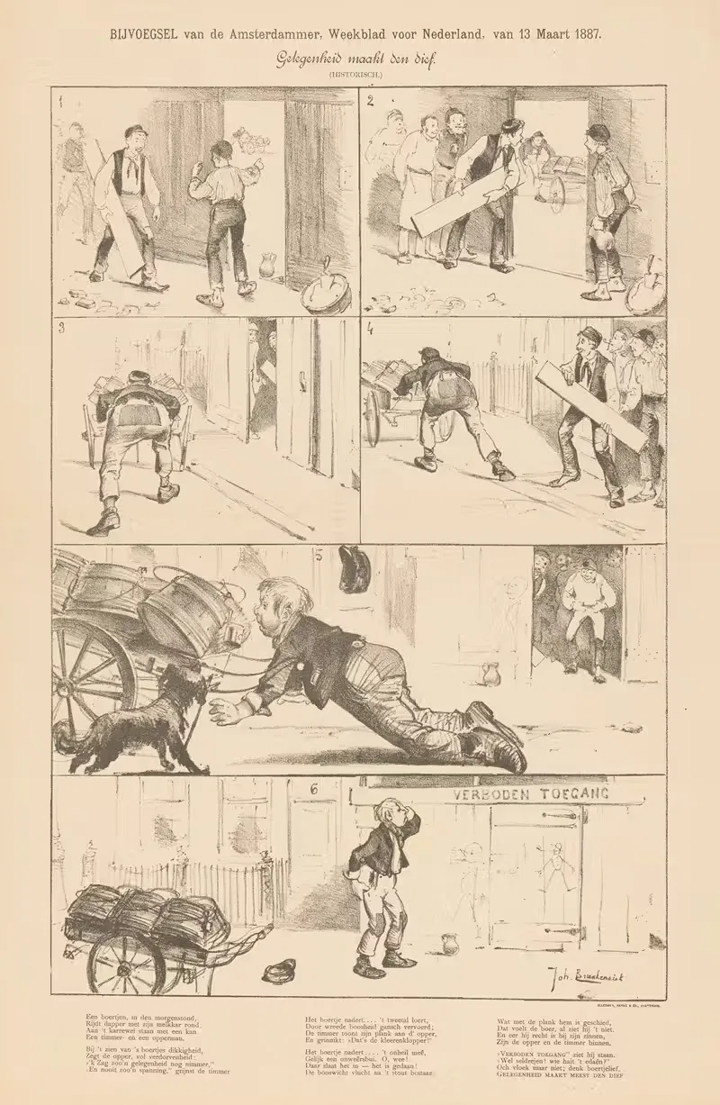Возможность делает вора by Йохан Бракенсик, 1887 — digital art print download