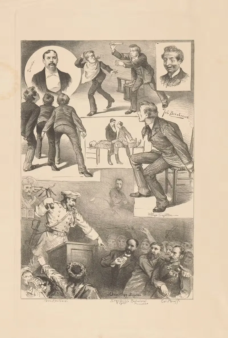 Упорные и неупорные субъекты by Йохан Бракенсик, 1885-1890 — digital art print download