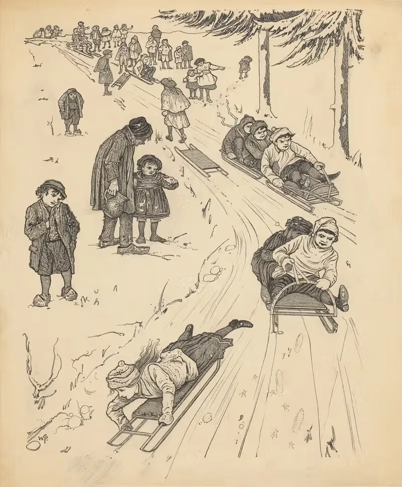 Спящие дети by Виллем Потаст, 1887-1916 — digital art print download