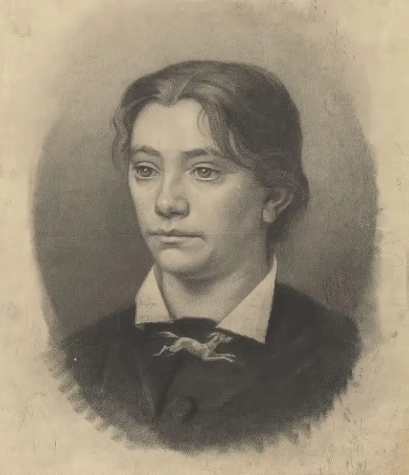 Portret van een jonge vrouw — Willem Witsen