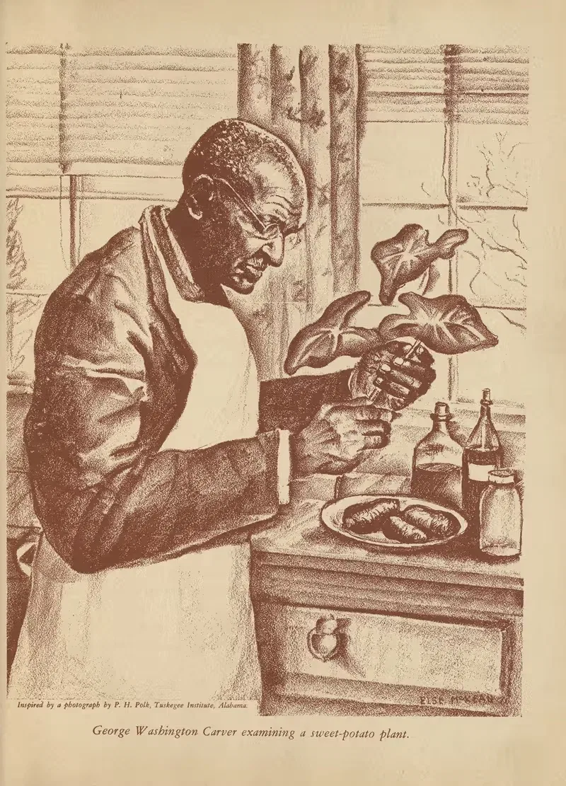 Наш негр-брат Пл.07 by Элси Макиан, 1945 — digital art print download