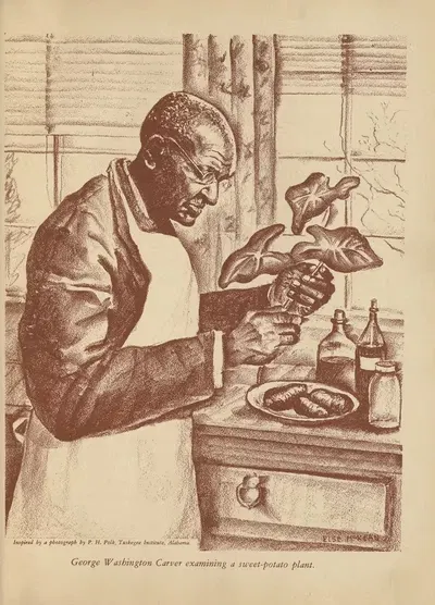 Наш негр-брат Пл.07 by Элси Макиан, 1945 — digital art print download