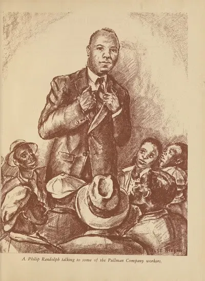 Наш негр брат Пл.09 by Элси Макиан, 1945 — digital art print download