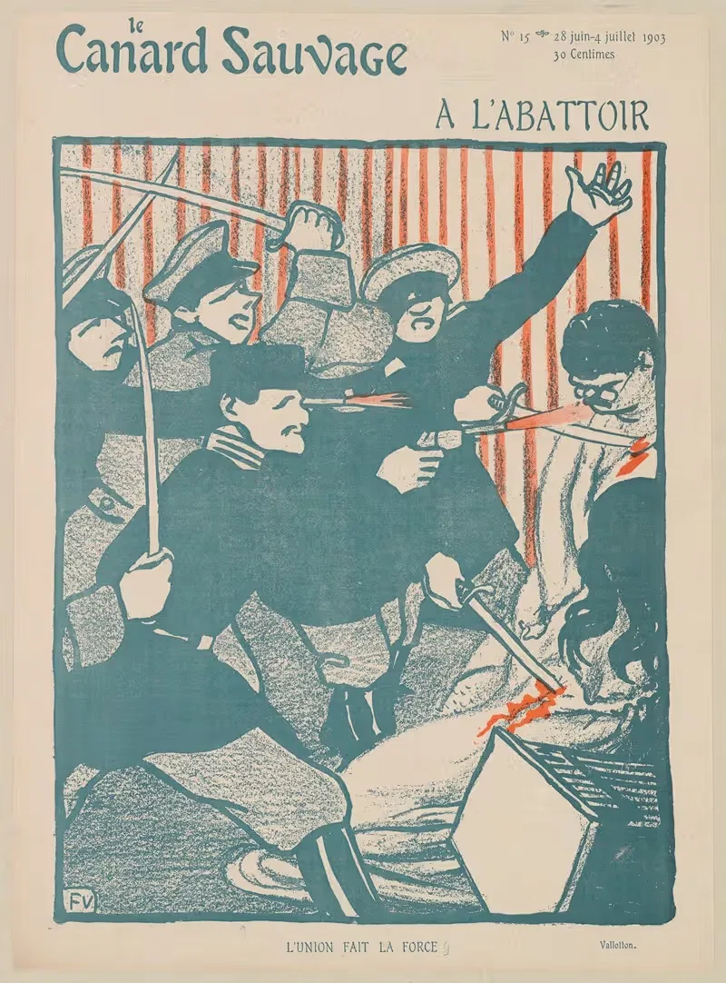 A L’Abattoir by Félix Vallotton, 1903 — digital art print download