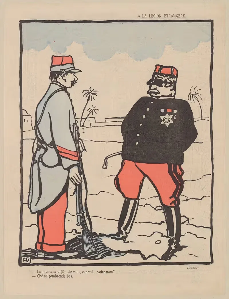 A la legion Étrangère by Félix Vallotton, 1903 — digital art print download