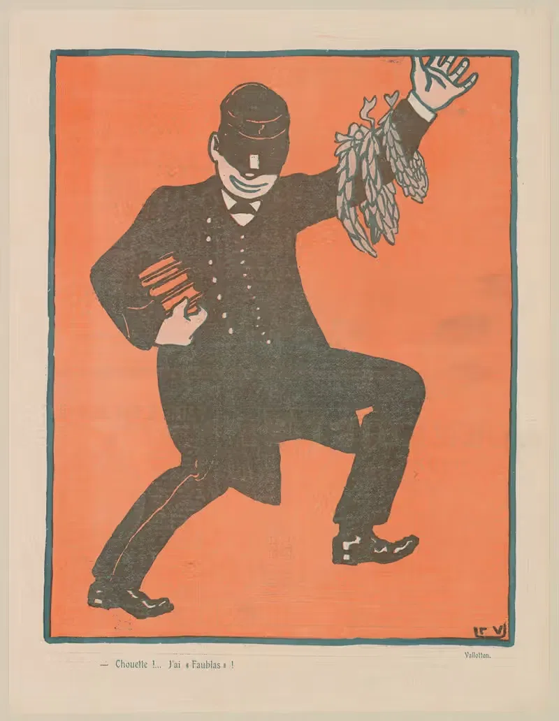 Ура!… Я Фоблас! by Феликс Валлотон, 1903 — digital art print download