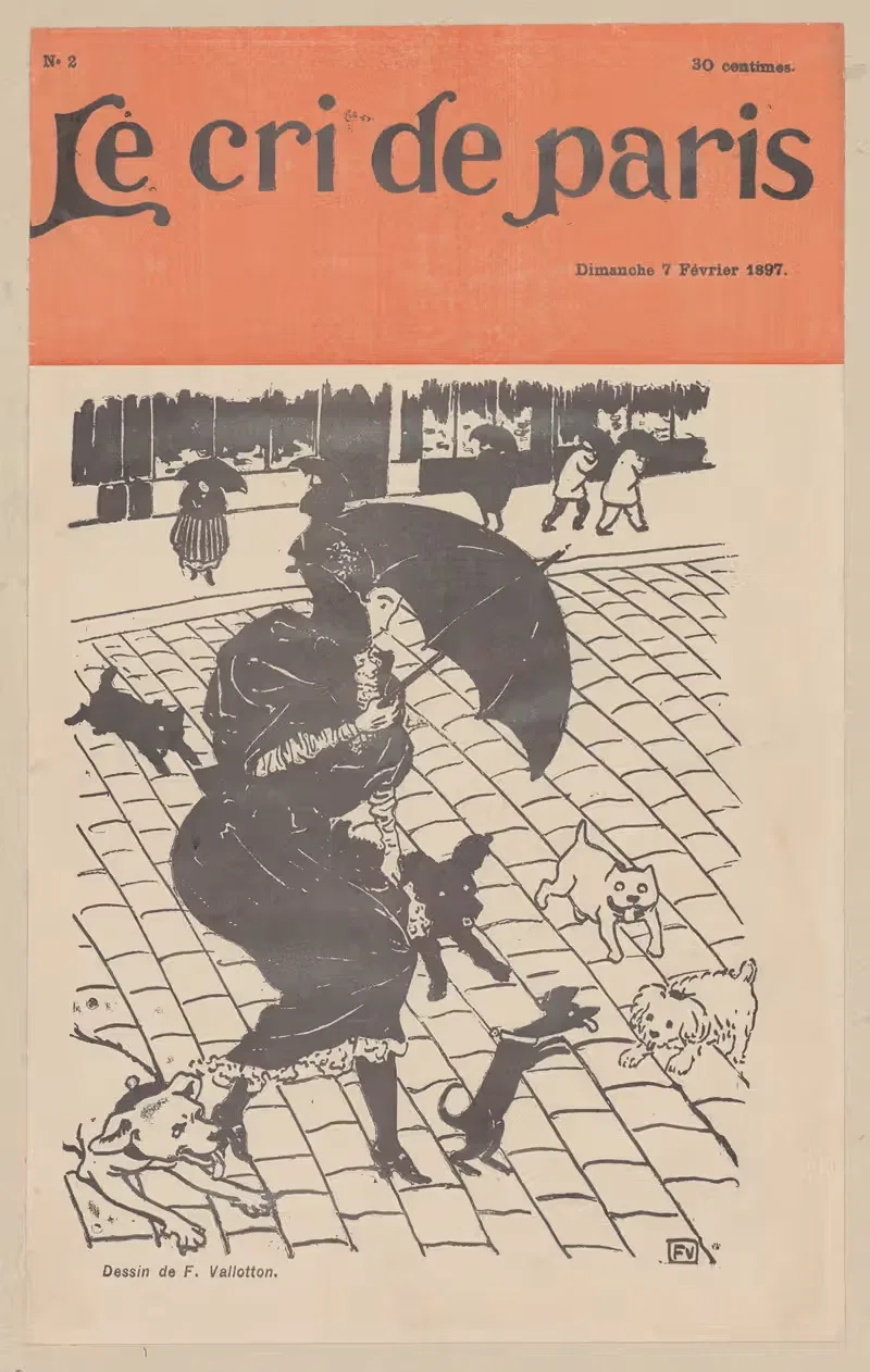 Le Cri de Paris – Dimanche 7 Février 1897 — Félix Vallotton
