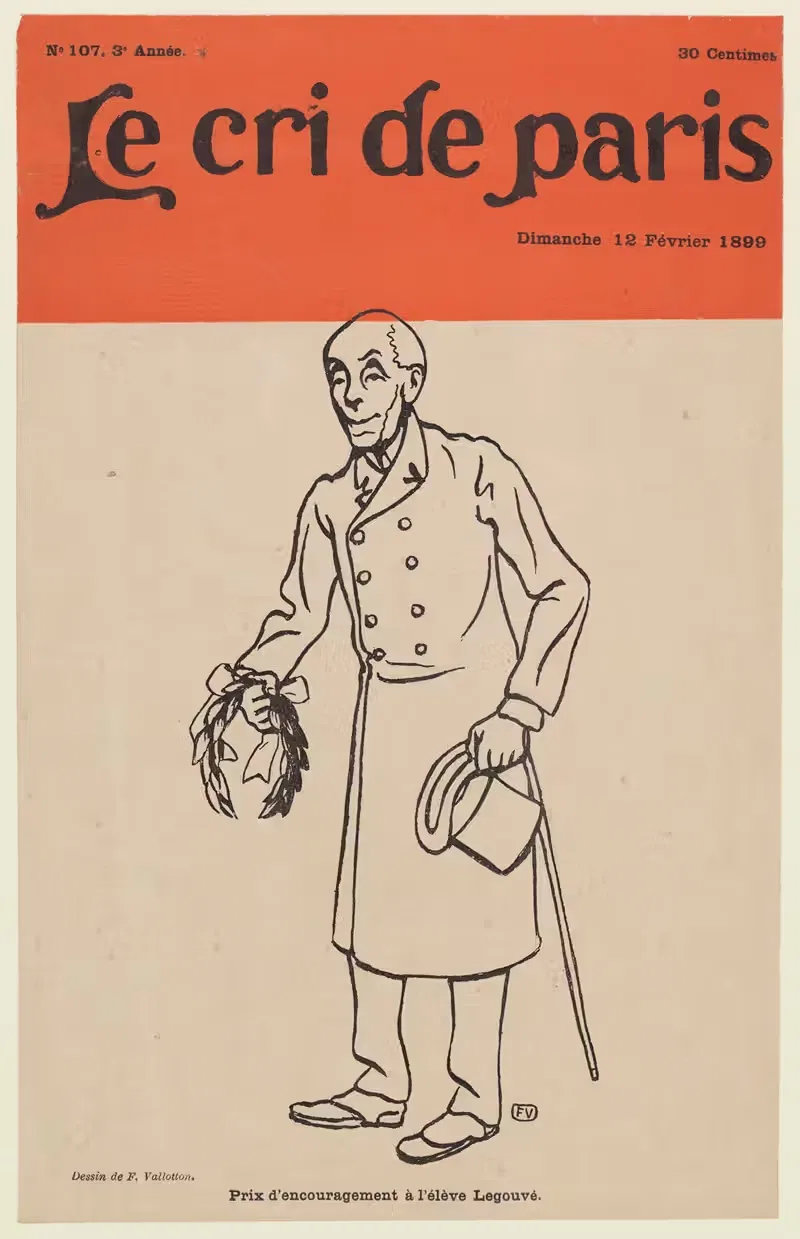 Prix d’encouragement à l’élève Legouvé. — Félix Vallotton