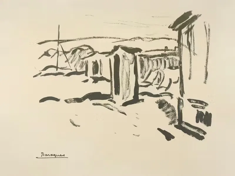 Au Camp Pl.05 by Henri Bing, 1917 — digital art print download