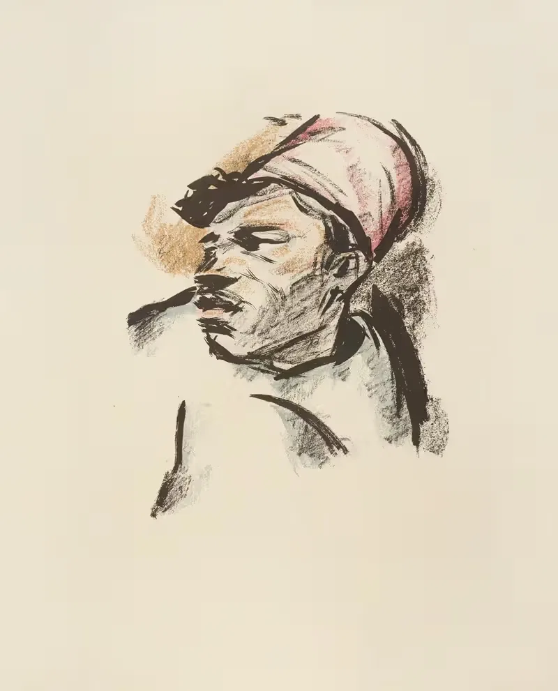 Au Camp Pl.10 by Henri Bing, 1917 — digital art print download