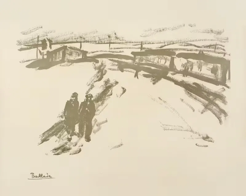 Au Camp Pl.11 by Henri Bing, 1917 — digital art print download
