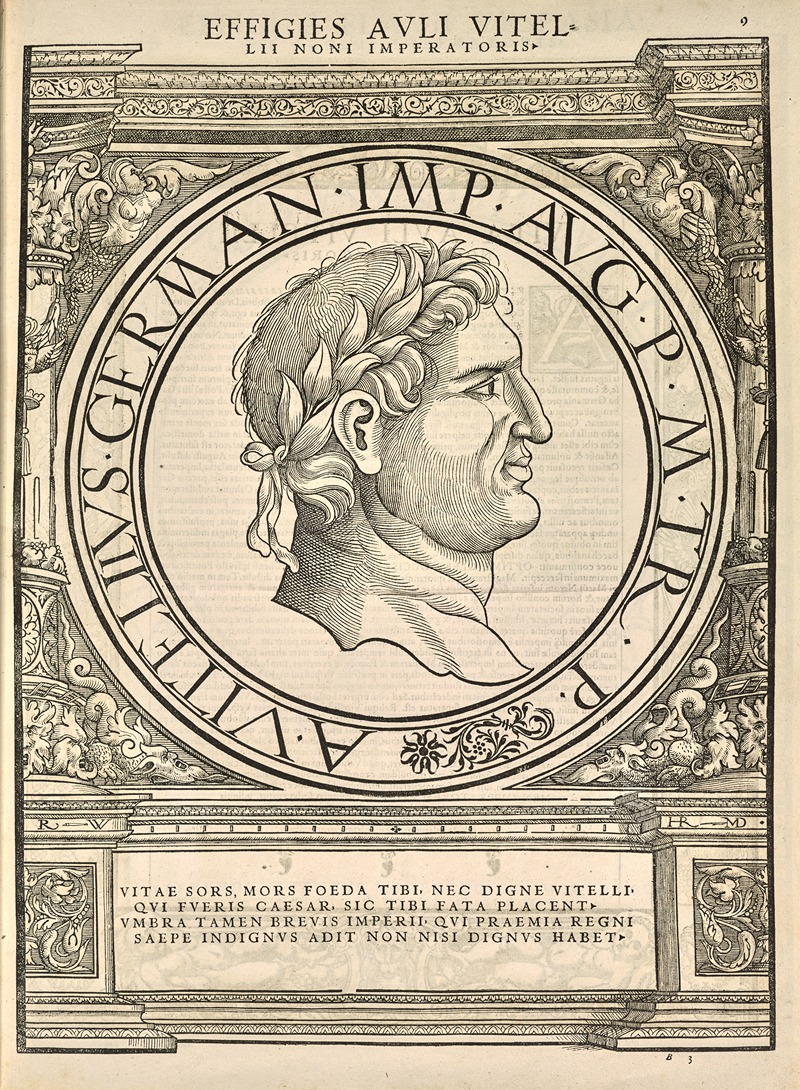 Vitellius by Jacopo Strada, 1559 — digital art print download