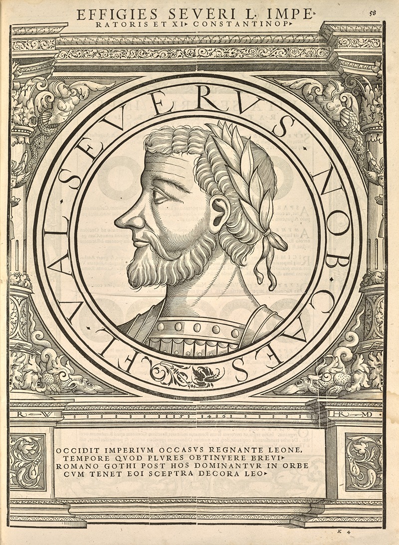 Либий Северов (Северов III) by Якопо Страда, 1559 — digital art print download