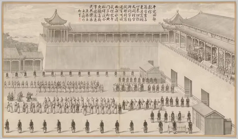 The Presentation of Uigur Captives — Jean Denis Attiret