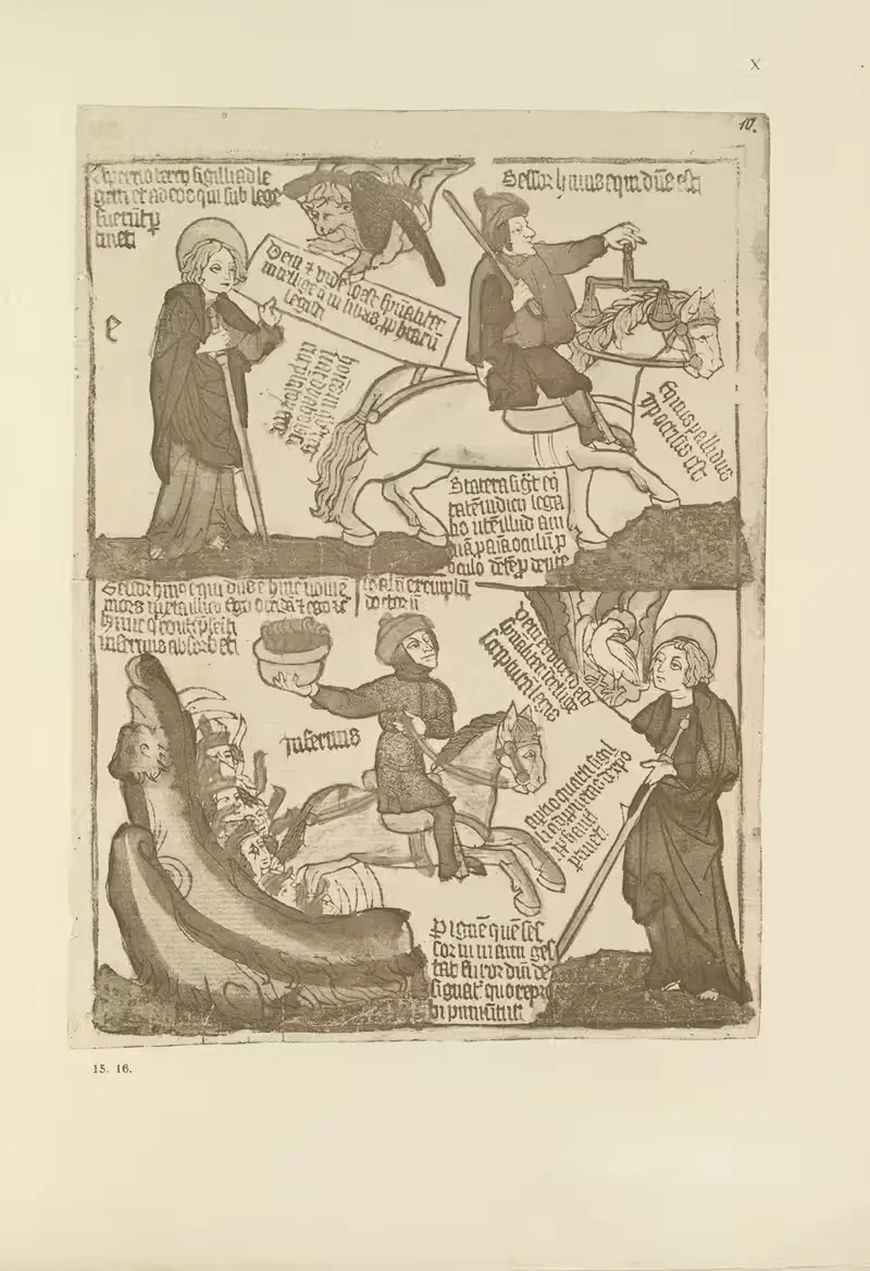 Die Apokalypse Pl.10 by Paul Kristeller, 1916 — digital art print download