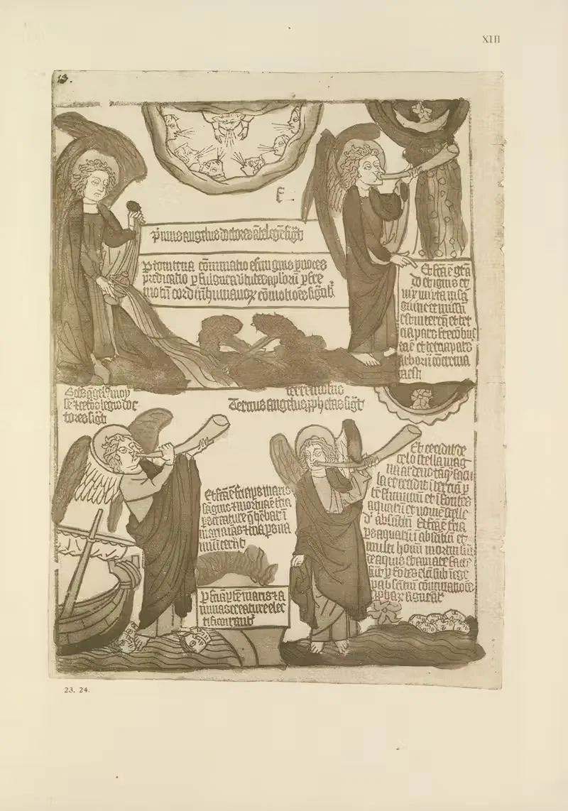 Die Apokalypse Pl.13 by Paul Kristeller, 1916 — digital art print download