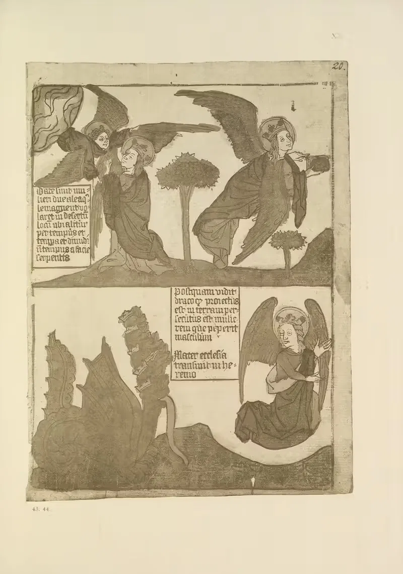 Die Apokalypse Pl.20 by Paul Kristeller, 1916 — digital art print download