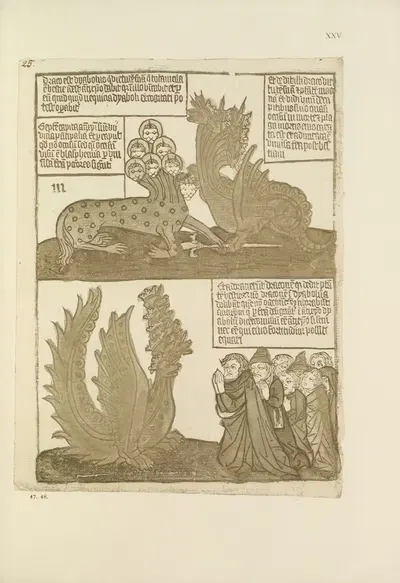 Die Apokalypse Pl.25 by Paul Kristeller, 1916 — digital art print download