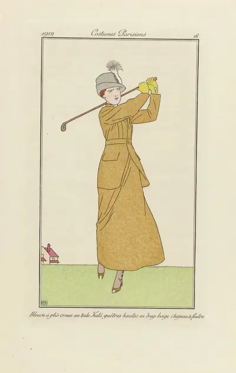 Blouse à plis creux en toile — Anonymous