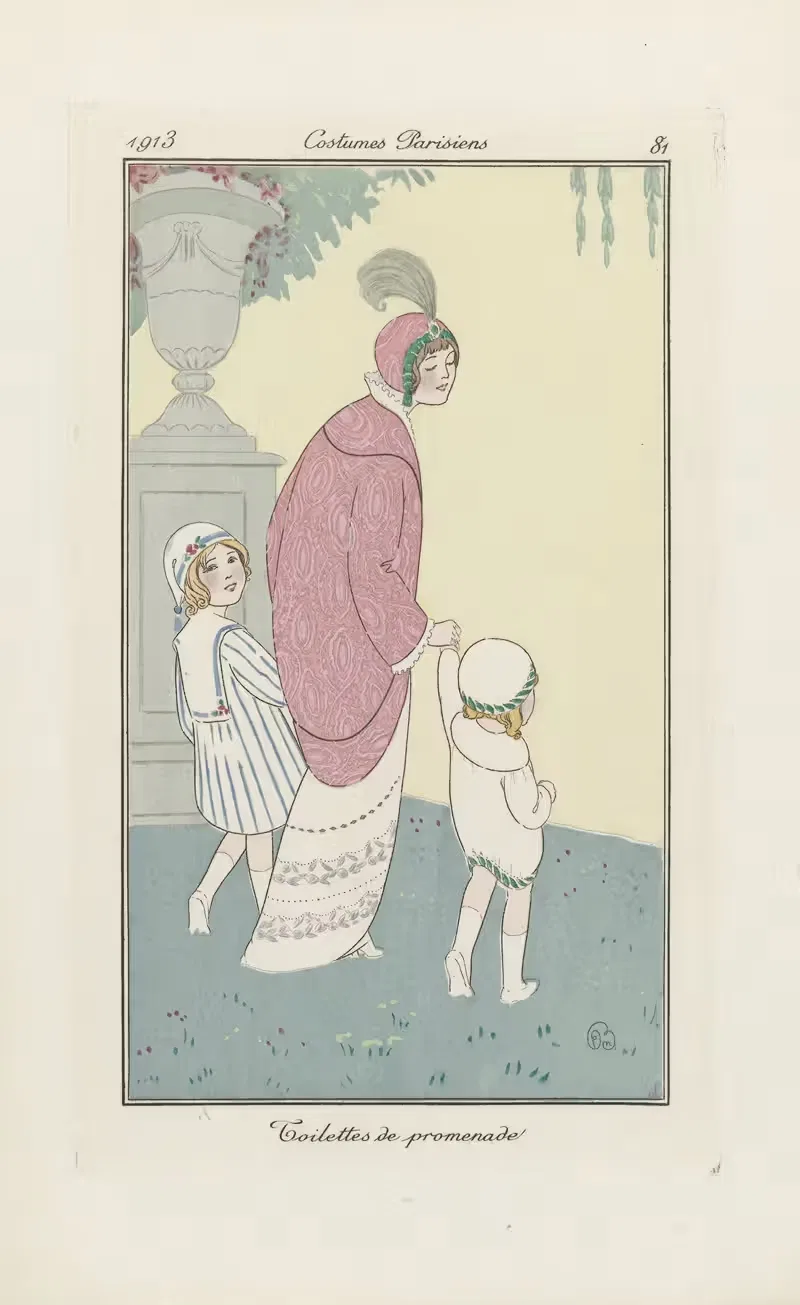 Прогулочные туалеты by Аноним, 1913 — digital art print download