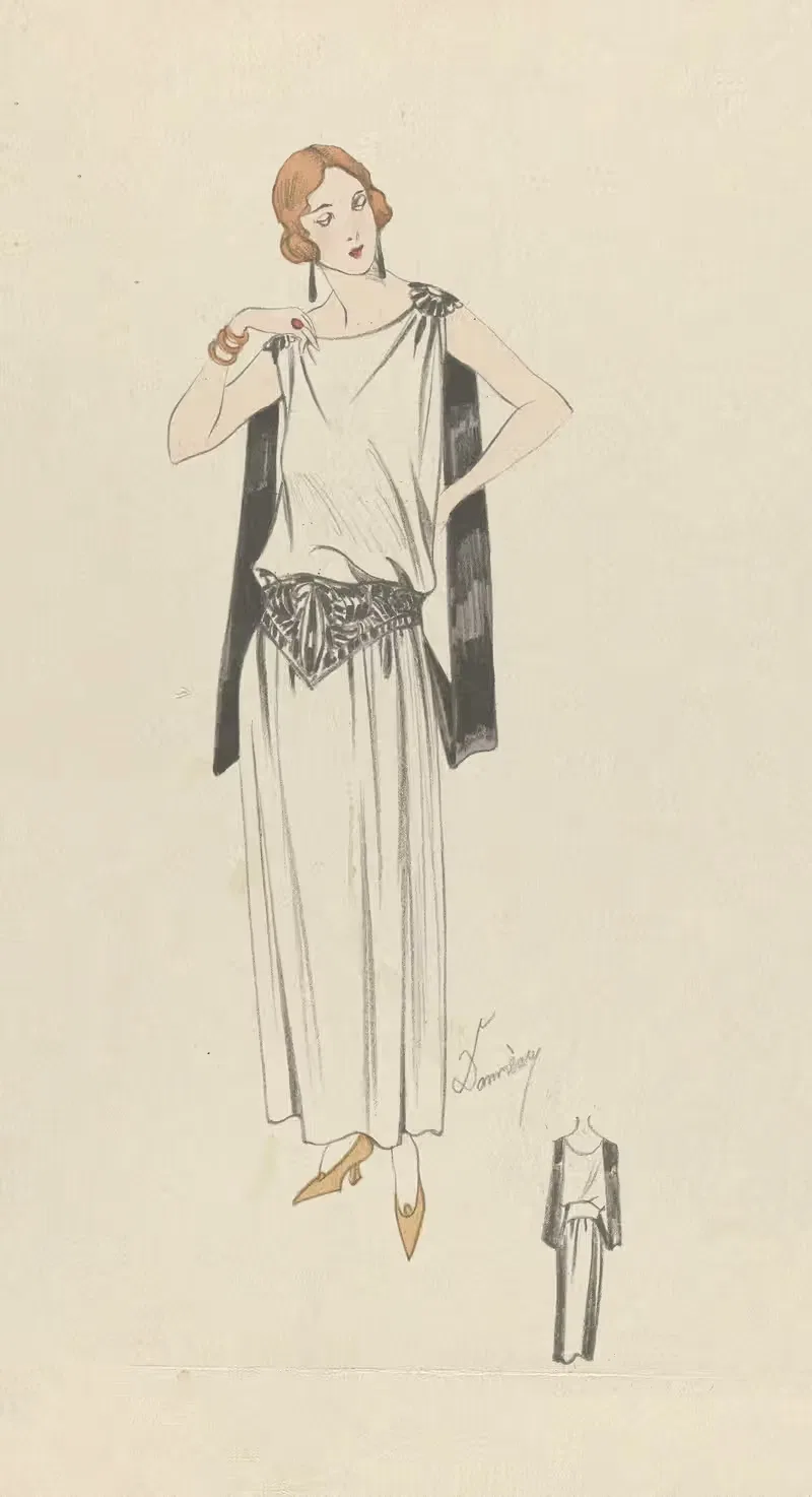 Woman in White Dress — Anonymous