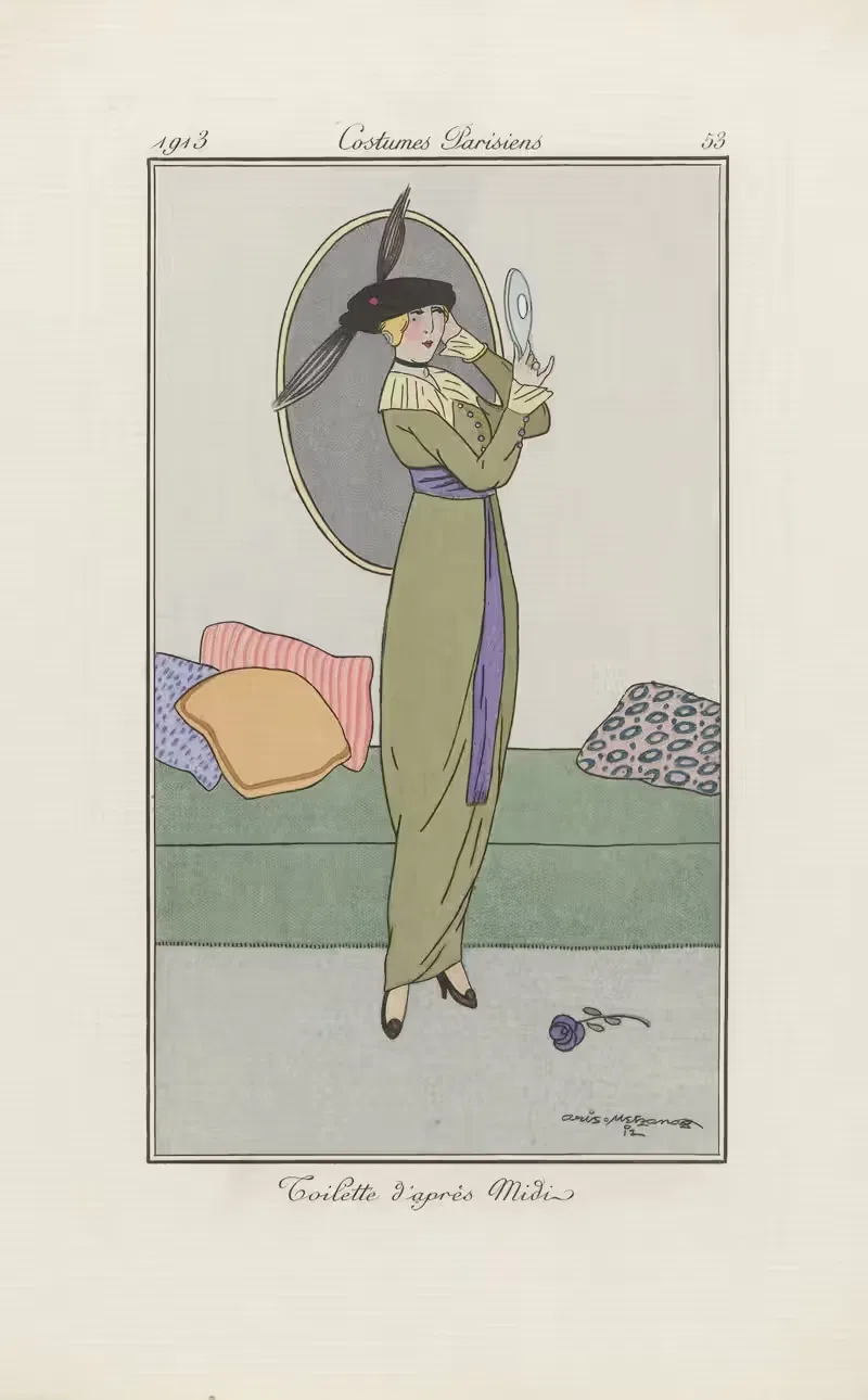 Уборка по обеду by Арис Мецано, 1913 — digital art print download