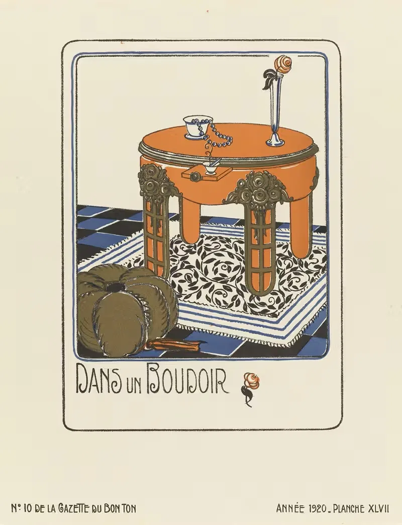 Dans un boudoir — Bagge & Huguet