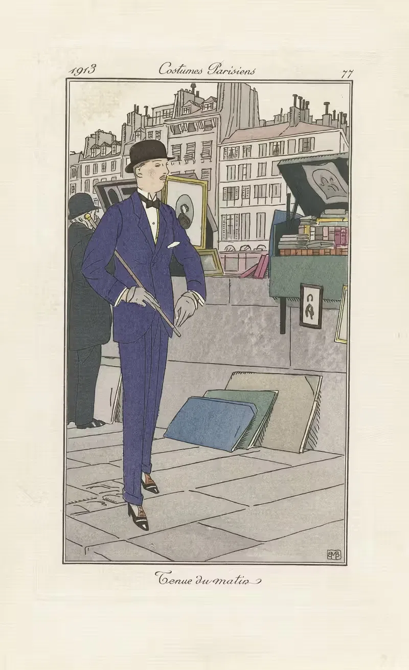 Утренний наряд by Бернар Буте де Моновель, 1913 — digital art print download