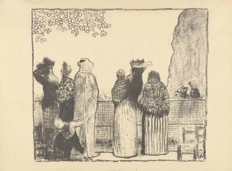 Les Tuileries by Édouard Vuillard, 1893-1895 — digital art print download