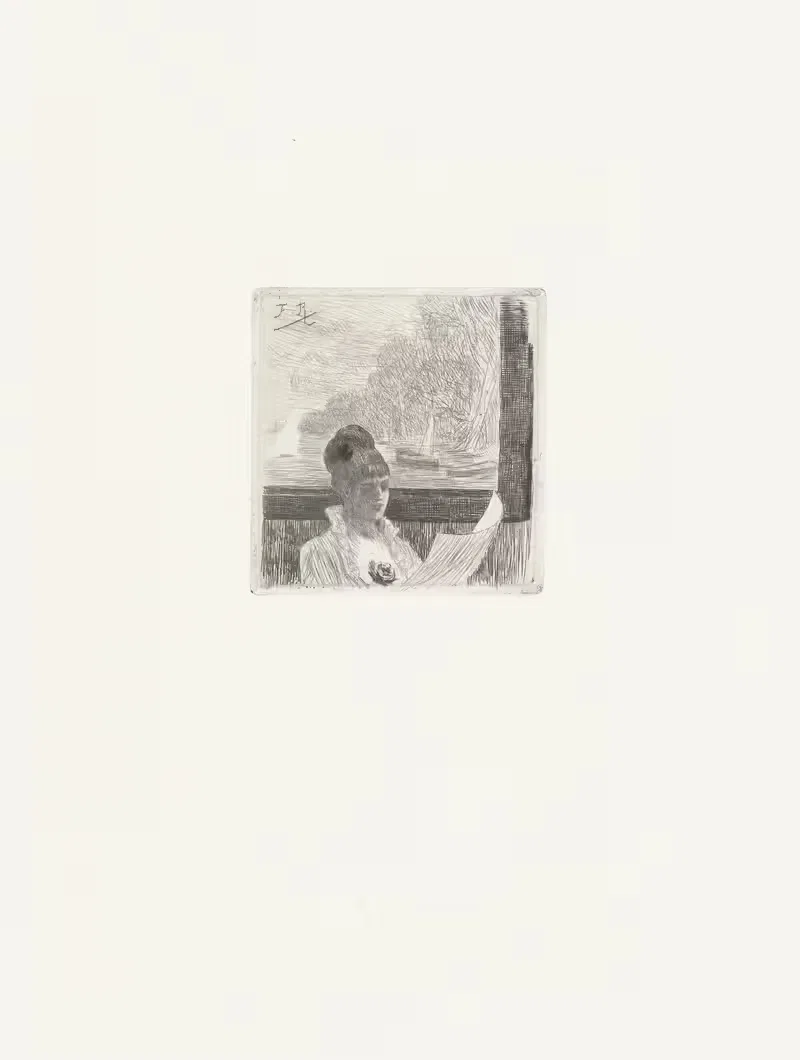 В Голландии by Феликс Ропс, 1893-1895 — digital art print download