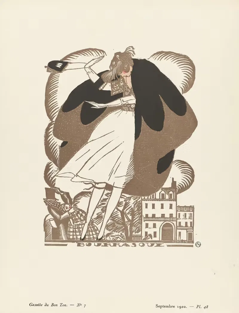 Буря by Фернан Симон, 1920 — digital art print download