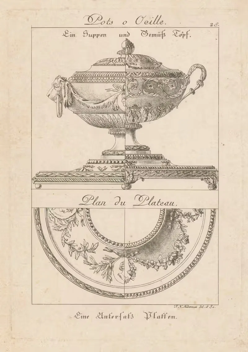 Террина и чаша by Франц Ксавер Хаберман, 1731 - 1796 — digital art print download