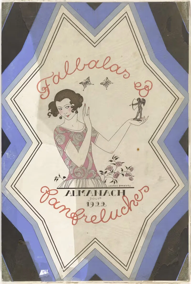 Falbalas et Fanfreluches – Title page — George Barbier