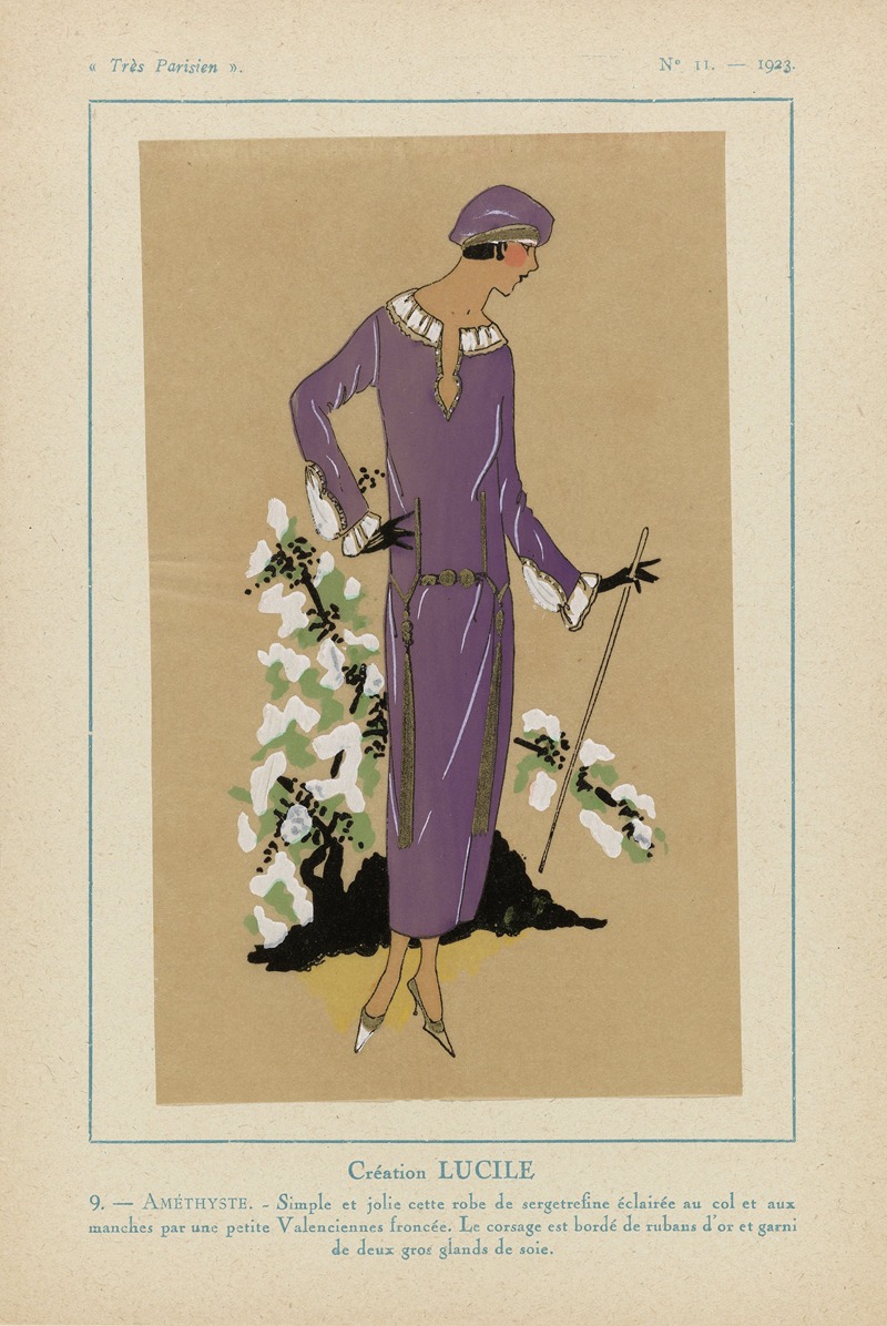 Аметист by Ж.-П. Жумар, 1923 — digital art print download