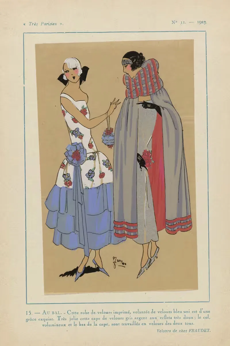 На балу by Ж.-П. Жумар, 1923 — digital art print download
