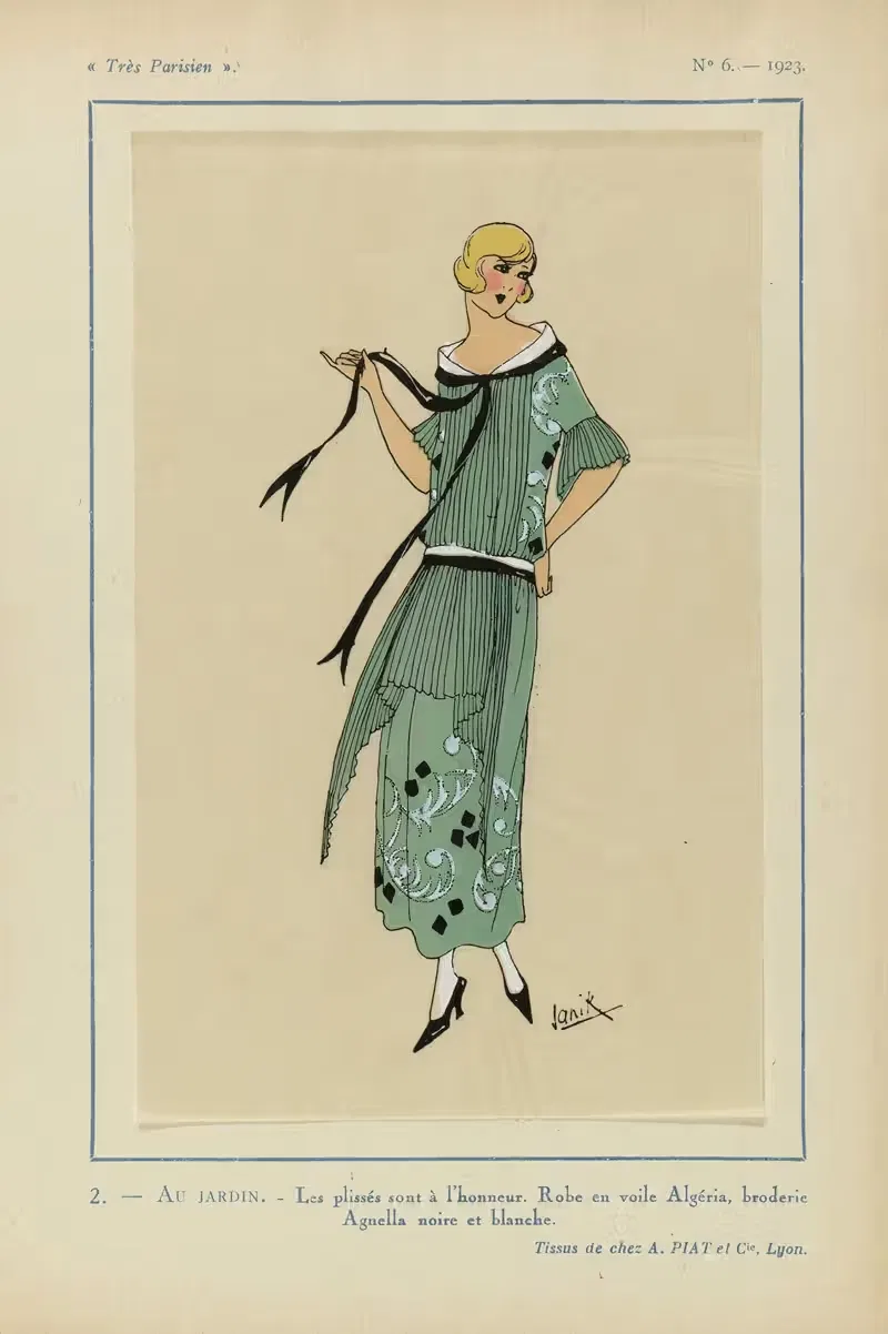 В саду by Ж.-П. Жумар, 1923 — digital art print download