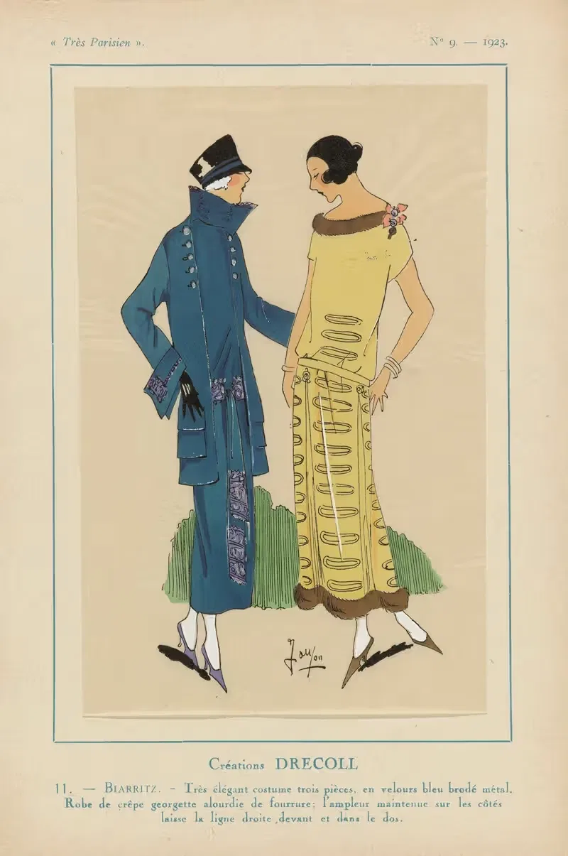 Биарриц by Ж.-П. Жумар, 1923 — digital art print download
